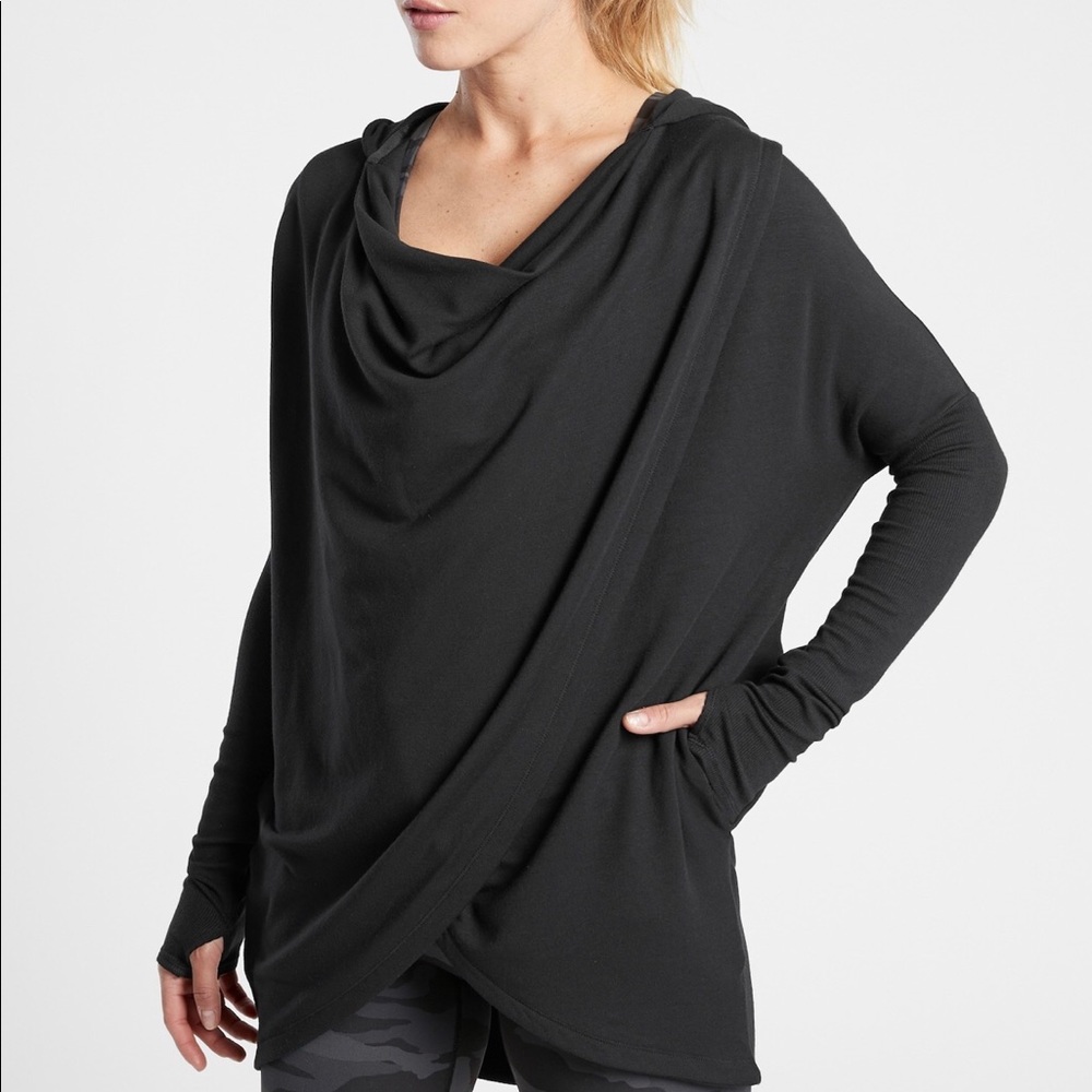 Athleta Purana wrap sweatshirt